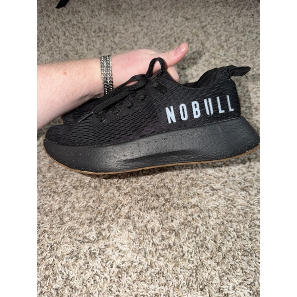 NOBULL Journey Running Shoes Men's Size 8 Black Lightweight Gym Sneakers - Picture 5 of 6